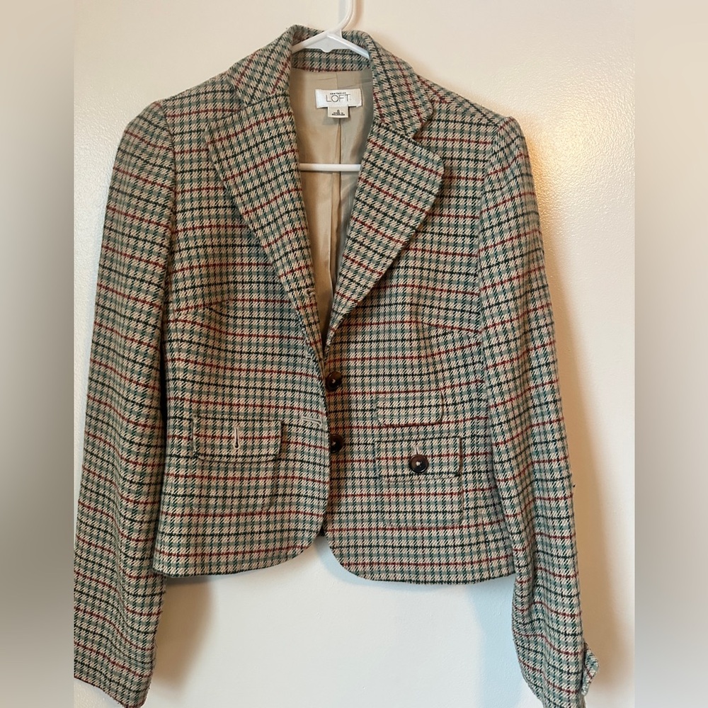 Loft tweed blazer